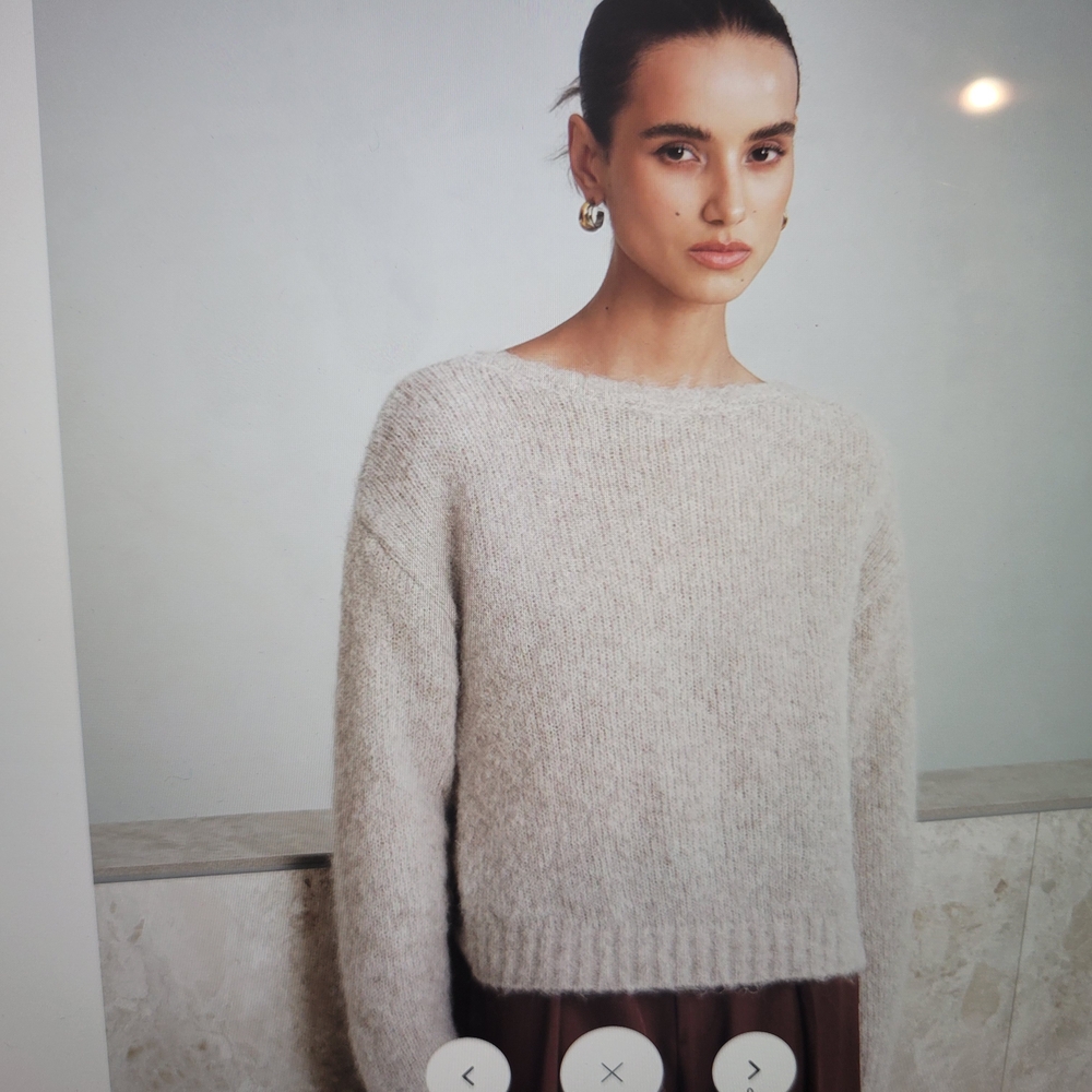 Elegant Cream Sweater